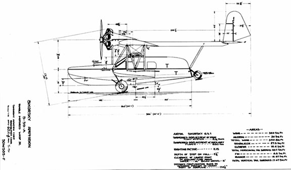 Sikorsky Model S-39 Type Schematic (Source: Link)