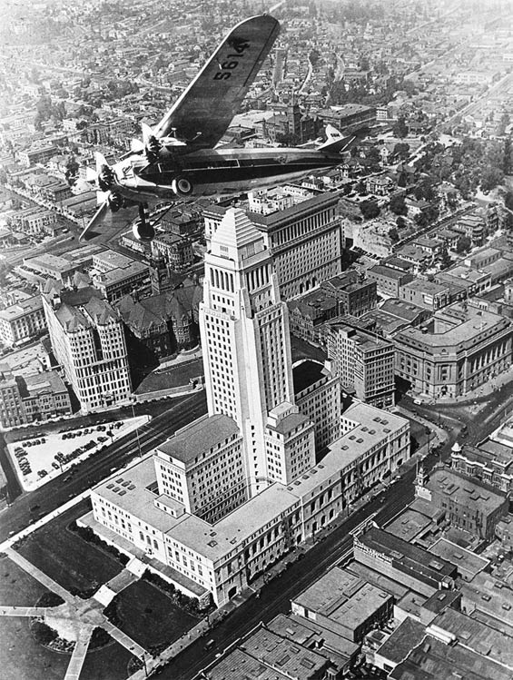NC5614 Over Los Angeles, Date Unknown (Source: Web)