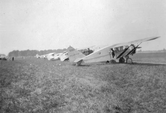 Bellanca CH NC6503 on the Ground at Indianapolis, IN, Ca. June 30, 1928 (Source: Tretter)