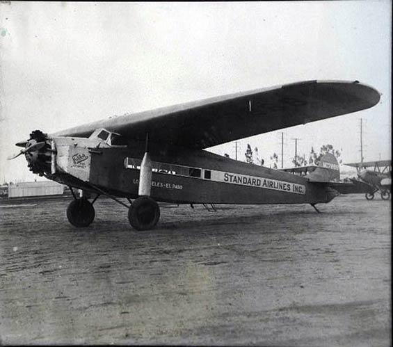 Fokker F-VII, "Texan," Date Unknown (Source: Bybee)