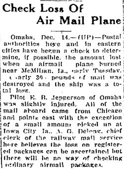 Oelwein, IA Daily Register, December 14, 1932