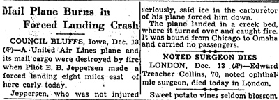 Salt Lake City Tribune, December 14, 1932