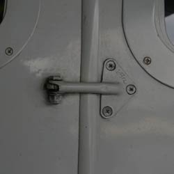 NC898E Passenger Door Hinge Detail