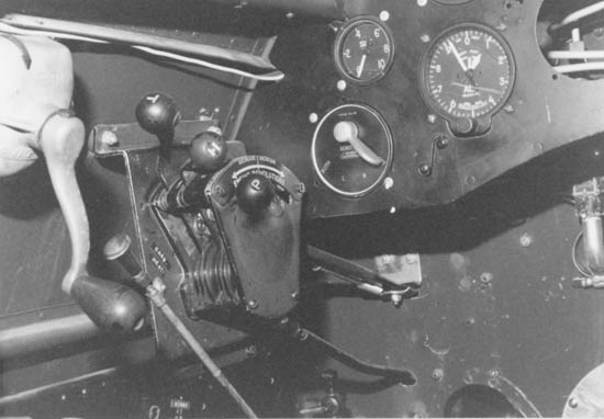 Throttle Quadrant of Vega NC12288, 1981