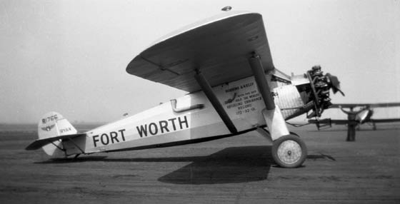 Ryan B-1 Brougham NR1766, "Fort Worth", Probably Long Beach, CA, ca. June, 1929