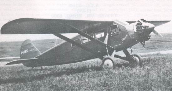 Travel Air 6000 Prototype, NX4765, 1928 "Limousine of the Air"