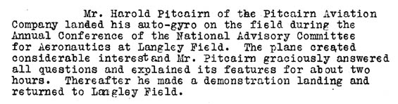 Bureau of Aeronautics Newsletter, May 29, 1929 (Source: Webmaster)