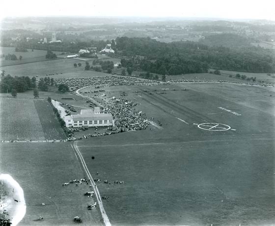 Pitcairn Field, Bryn Athyn, PA, July,1925 (Source: Underwood)