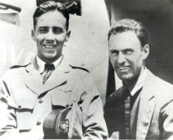 Art Goebel (R) and Bill Davis, Dole Winners, 1927 (Source: Davis) 
