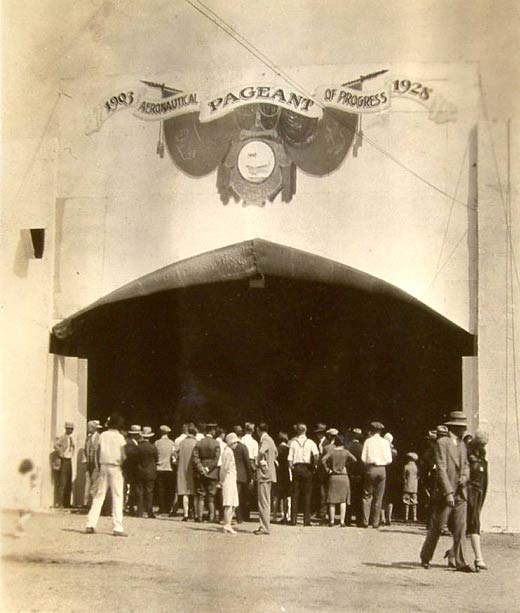 Entrance, "Aeronautical Pageant of Progress," September, 1928 (Source: Gerow)