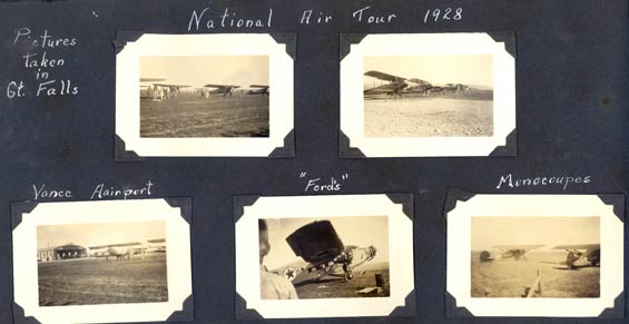 1928 Tour Page From E.L. Crook's Photo Album, Ca. July, 1928 (Source: Crippen)