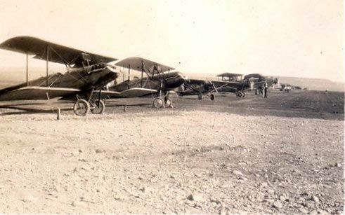 Flight Line, Great Falls, MT, July 21, 1928 (Source: Crippen) 