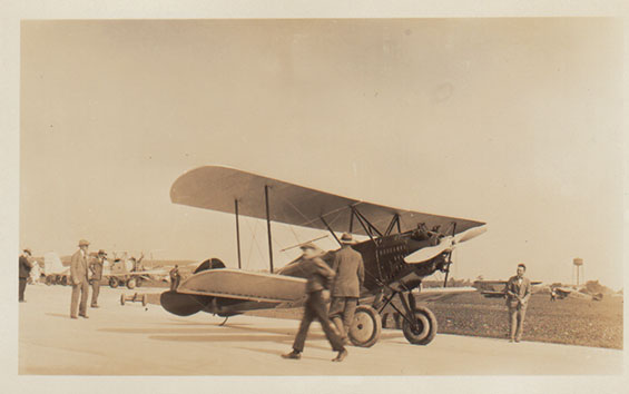 Unidentified Biplane, Dearborn, MI, June 30, 1928 (Source: Kalina)