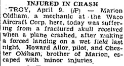 The Daily Independent, Massillon, OH, April 9, 1931 (Source: Web)