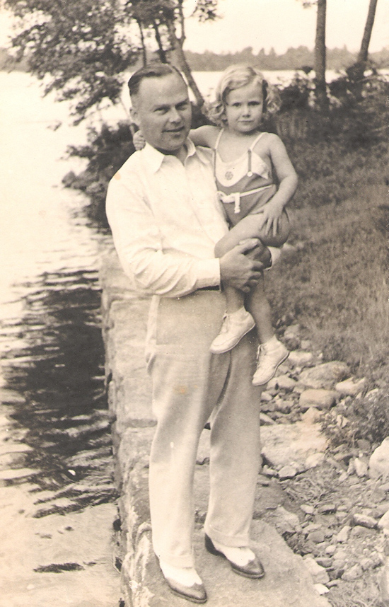 E.E. Aldrin, Sr. With Gretel Coursol, Ca. 1937-38
