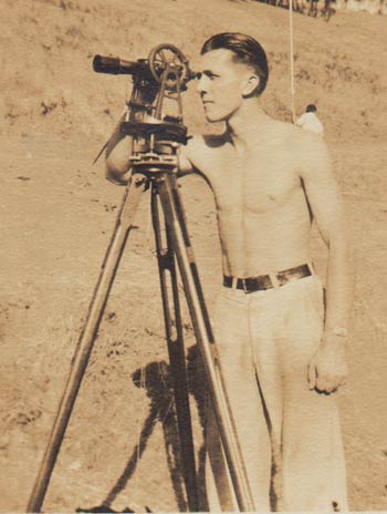B.R. Baldwin, Survey Camp, 1930 (Source: Baldwin Family)