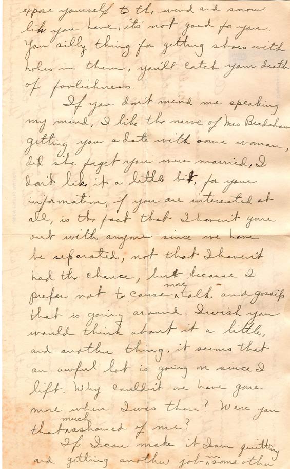 Letter from Gail Baldwin, October 7, 1936 (Source: Denault)