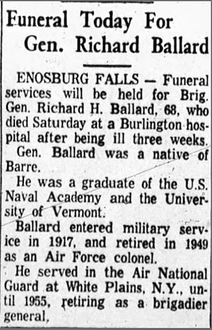 Rutland Daily Herald, January 12, 1960 (Source: newspapers.com) 