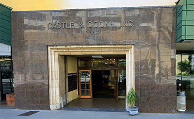 Castle and Cooke Building, Honolulu (Source: Google Earth) 