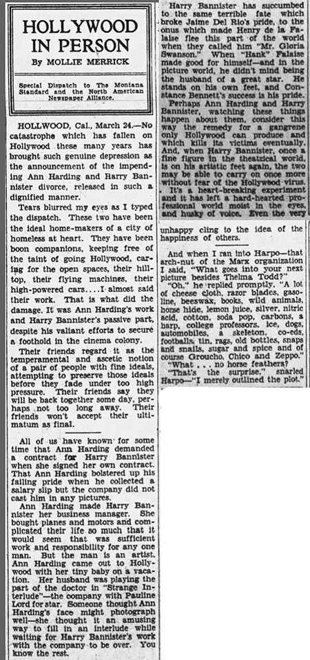 Montana Standard, March 25, 1932 (Source: newspapers.com)