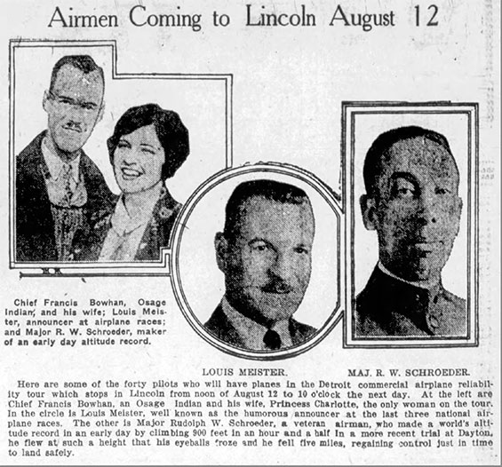 Nebraska State Journal, August 1, 1926 (Source: newspapers.com) 