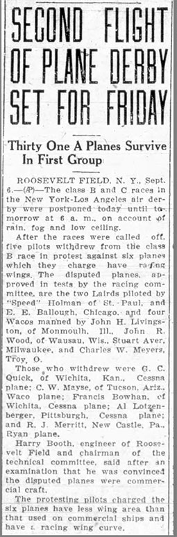 Selma Times Journal (AL), September 6, 1928(Source: newspapers.com) 