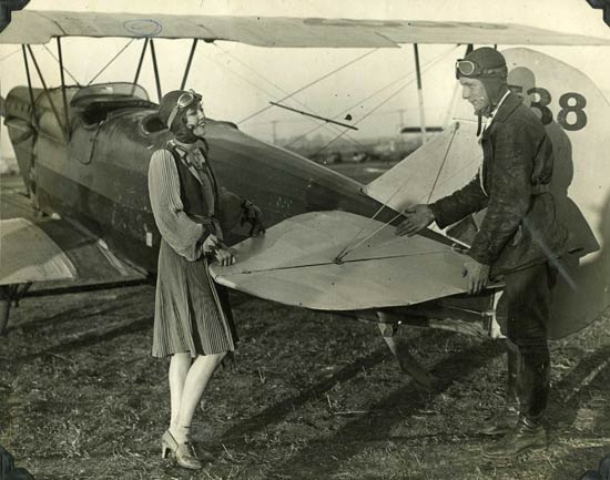Loretta Young, Left, and Ace Bragunier, August 1927