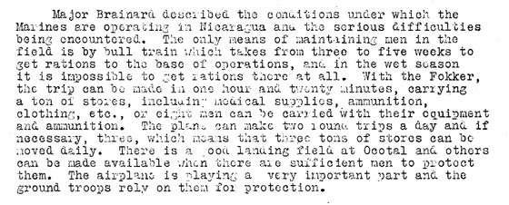 Bureau of Aeronautics Newsletter, January 11, 1928 (Source: Webmaster)