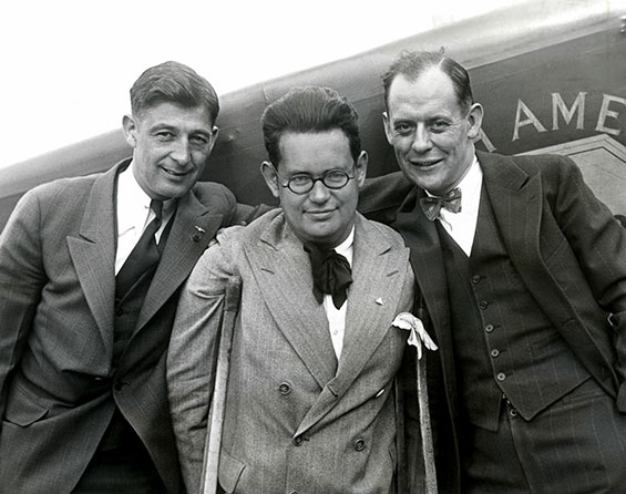 Left to Right, Burgin, Bouck and Yancy, Ca. 1930 (Source: Woodling)