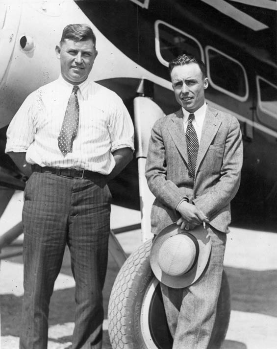 Frank Byerley (L) and James Piersol, Date & Location Unknown (Source: Heins)