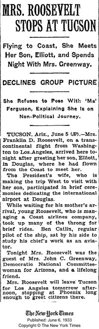 The New York Times, June 6, 1933 (Source: NYT)
