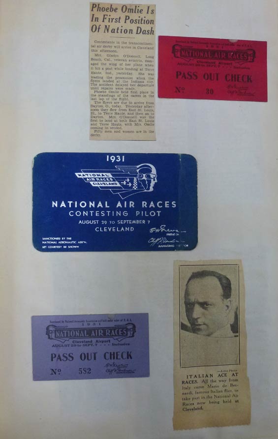 Memorabilia, 1931 National Air Race (Source: NASM)