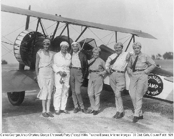 Mary Charles With Other Female  Pilots (Source: Web)