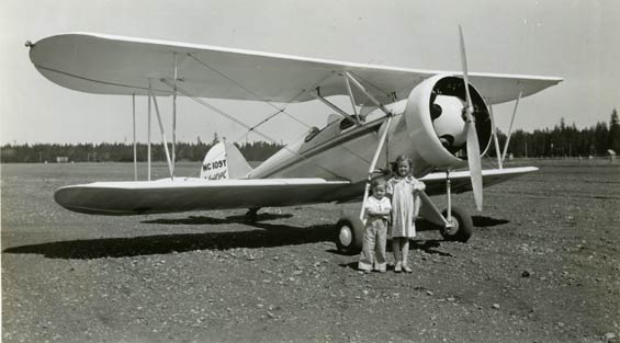 Boy N. Collier, Jr. (L) and Winnifred, Ca. 1935, Location Unknown (Source: Collier via Woodling)