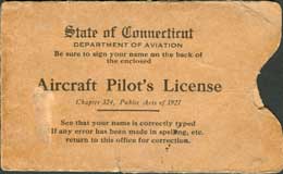 Margery Doig, State of Connecticut Pilot License, Sheath