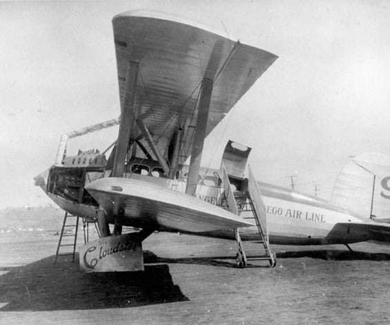 The Douglas "Cloudster," Location Unknown, Ca. 1925+ (Source: SDAM)