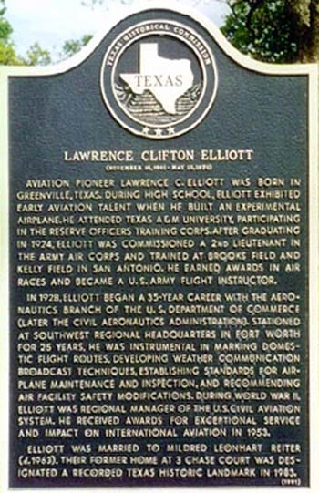 L.C. Elliott Memorial Plaque