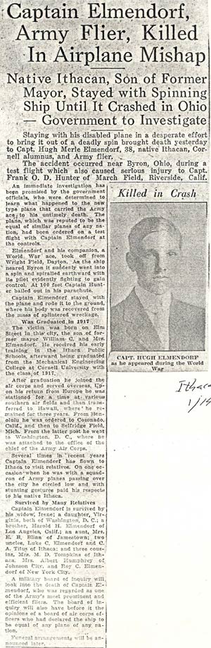 Ithaca (NY) Journal News, January 14, 1933