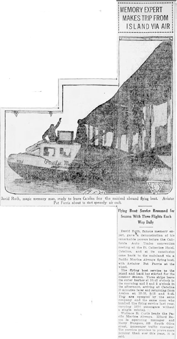Los Angeles Evening Express, June 12, 1923 ( Source: newspapers.com) 