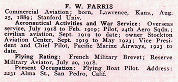 Who's Who in American Aeronartics, 1928 (Source: Webmaster) 