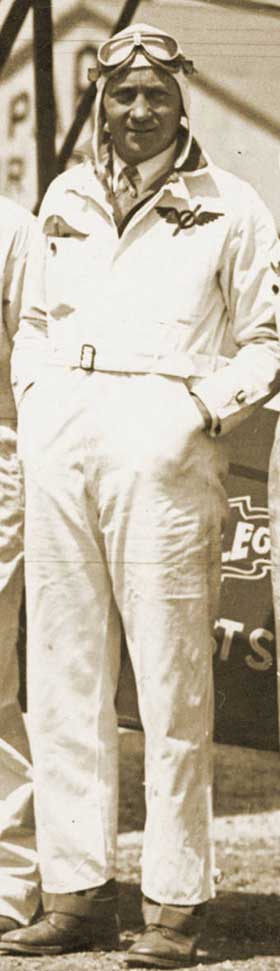 Vic Foley, Flight Instructor at Parks Airport, Ca. 1928 (Source: SLU) 