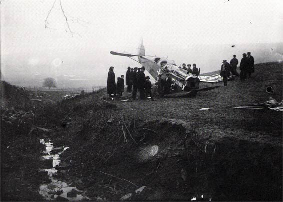 Crashed DH, Pilot Garrett, Date Unknown (Source: Web)
