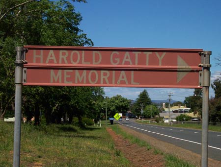 Gatty Memorial Road Sign