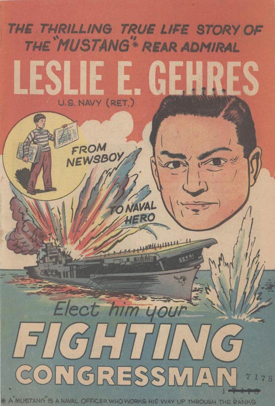 L.E. Gehres, Campaign Poster, 1940 (Source: Woodling)