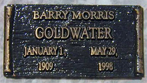 Goldwater Grave Marker, May 28, 1998 (Source: findagrave)