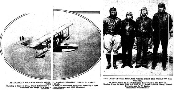 XPN-12 Record Flights, New York Times, July 22, 1928 (Source: Webmaster) 