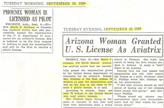 License Articles, 1929