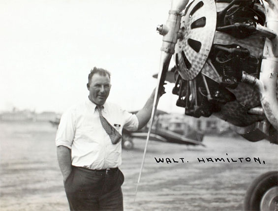 Walter W. Hamilton, 1936, Location Unknown (Source: SDAM)