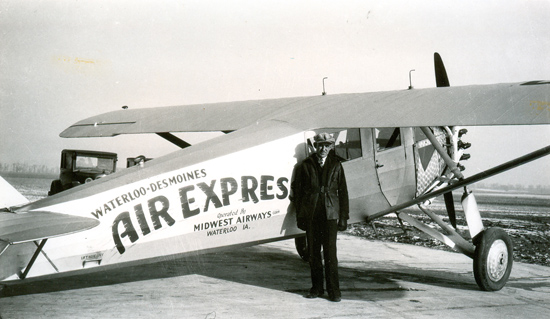 1928, O.P. Harwood with Ryan Aircraft (source: McDonald) 