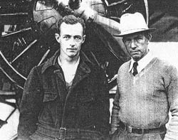 Hugh Herndon (L) & Clyde Pangborn, ca. 1931 